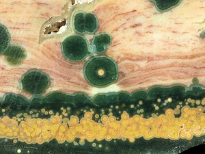 Close-up from 'Wild West', again showing iron oxide/hydroxide particulate flow.