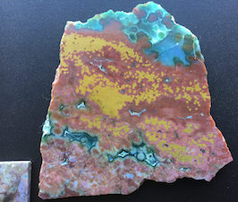 Close-up of specimen 3 of 'Foot Span', cut and polished by Madagascar Minerals.