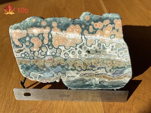 Unpolished slab, 16.5x11.5x1.8cm, 796g