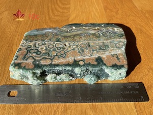 Unpolished slab, 16.5x11.5x1.8cm, 796g